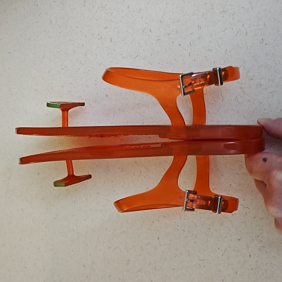 Katy Perry Collection The Geli Watermelon Sandals Size 8 Red - Picture 10 of 11